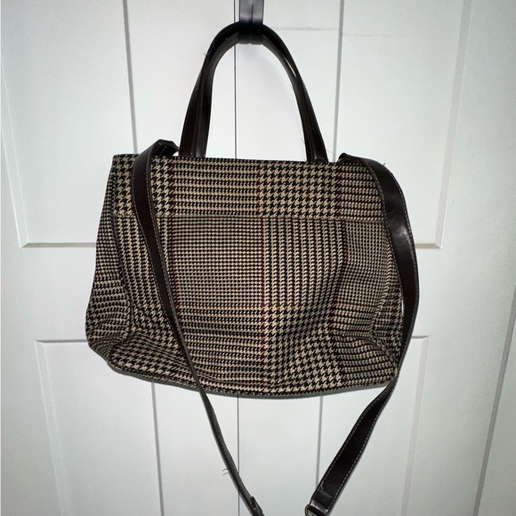 Lauren Ralph Lauren Black and Brown Shoulder Bag - Picture 4 of 10